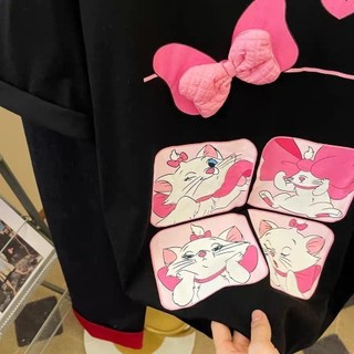 Yuewen Hồng Dễ Thương Giảm Tuổi Nơ Kitty Xuân Hè Rời Giữa Chiều Dài Trên Mông In Hình Ngắn @