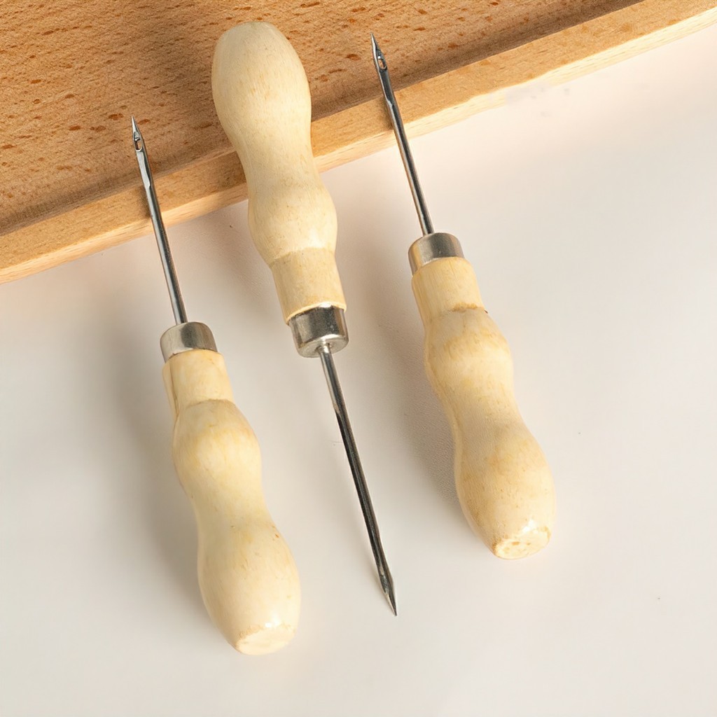 Kim khâu may giày dép, túi xách đồ da thủ công - Dùi móc may FERRA