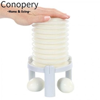 Conopery Dụng cụ bóc trứng nấu chín, Vỏ bóc vỏ miễn phí Dụng cụ gọt vỏ trứng tự động, Tiện ích nhà bếp 3 bước Dụng cụ nấu ăn Dụng cụ gọt trứng luộc