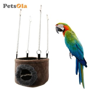 Petsola Thú Cưng Vẹt Macaw Parakeet Lovebird Nest Ấm Áp Mùa Đông Võng Chim Treo Giường Xoay Hang