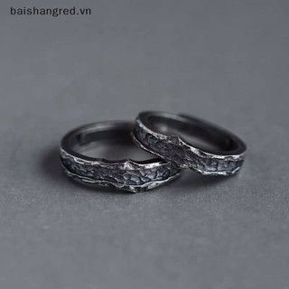Brvn mới abyss nhẫn nam cặp đôi nhẫn handmade retro đơn giản nam nữ nhẫn brvn