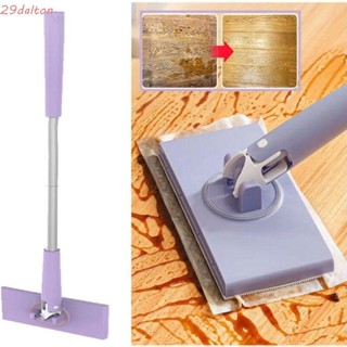 Cây lau nhà Mini rảnh tay DALTON, Khăn lau mặt cầm tay bằng nhựa Cây lau nhà nhỏ, Khăn giấy thay đổi bền 360°Cửa sổ lau nhà Mini cụ thể xoay tương thích