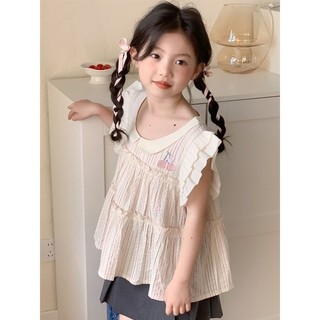 (𝑯𝒂̀𝒏𝒈 𝒄𝒐́ 𝒔𝒂̆̃𝒏 - Ảnh thật) Áo Babydoll Cherry cho bé