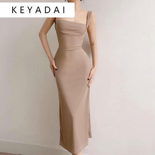 KEYADAI váy Đầm váy nữ body đầm Fashion INS Phong cách Thời trang WLQ2440V1X 19Z240507