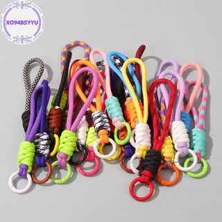 Xo94bsyyu Paracord Bện Dệt Móc Khóa Dây Khóa Sinh Tồn Khẩn Cấp Bagpack Vòng Chìa Khóa Dây Đeo Tay Xe Trượng Chìa Khóa VN