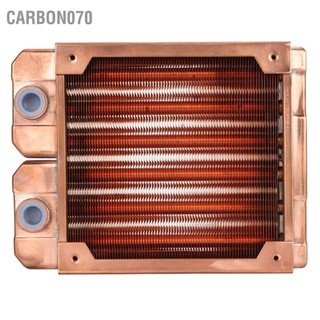 Carbon070 Bộ tản nhiệt làm mát bằng nước Đồng đỏ Ống tròn 7mm G1/4 trao đổi chất lỏng cho máy tính