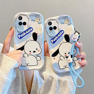 Ốp Lưng Cho VIVO Y21 Y21S Y21T Y33S Y33T T1X Trường hợp điện thoại Anime+Vòng đeo tay Anime