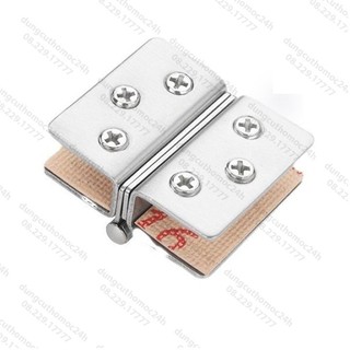 Bản lề cửa kính inox ( không chốt bi) 