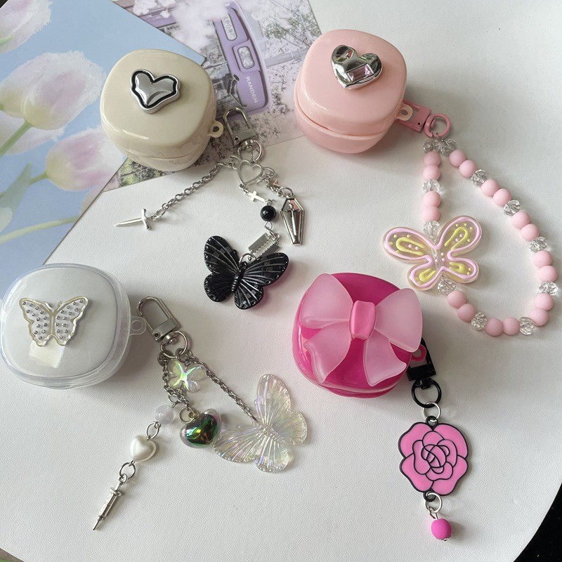 Ins Ốp lưng đầy màu sắc baseus WM01 / WM02 thời trang có móc khóa bluetooth Tai nghe Bảo vệ Bao da b