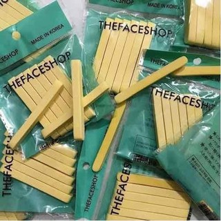 Bông mút nở bọt biển rửa mặt the face shop 6 miếng hàn quốc