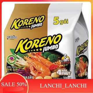  Mì Hàn Quốc Koreno Jumbo Lẩu Thái Mì Trộn Chajang Tương Đen Các Loại 