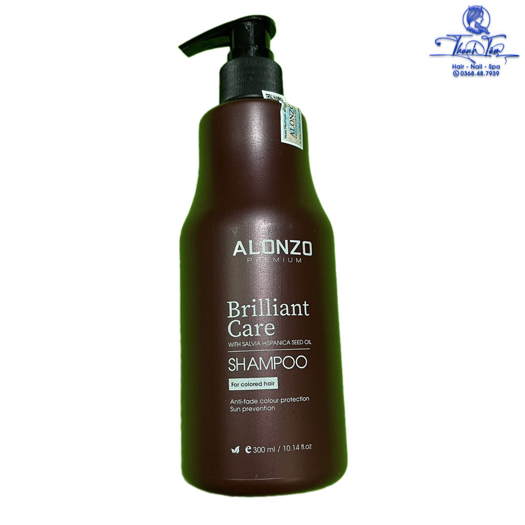 Dầu xả chăm sóc tóc nhuộm Alonzo Brilliant Care Conditioner 300ml | New 2024 |