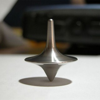 Con quay hồi chuyển kim loại Great Accurate Silver Spinning Top Hot Movie Totem Print Spinning Top