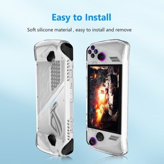 [HÀ NỘI] asus rog ally game console case soft silicone protection cover anti-scratch protector shell sleeve