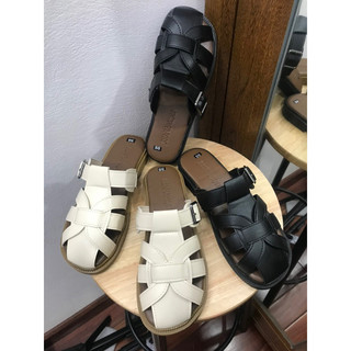 Sục rọ chất da khuy cài mẫu mới 2024 đế 2 cm luxyshoes lx110