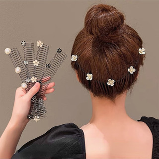 Sắp xếp tóc gãy dụng cụ tiện dụng camellia gãy tóc tóc tóc nữ kẹp tóc đầu sau kẹp tóc mũ đội đầu kẹp tóc phụ kiện tóc