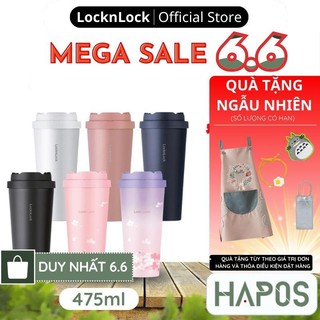 Ly giữ nhiệt LocknLock chính hãng 550ml LHC3249 Inox 316L nắp 1 chạm -  HAPOS OFFICIAL