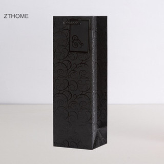 Zthome 1 túi đựng rượu, túi đựng rượu giấy kraft 10 chiếc quà tặng túi rượu có tay cầm hot