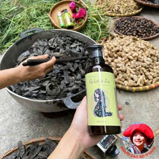 Dầu gội đầu bồ kết cô đặc kết hợp hà thủ ô đỏ, vỏ bưởi chanh xả (500 ml) thảo dược dưỡng tóc ngăn rụng tóc - Handmade