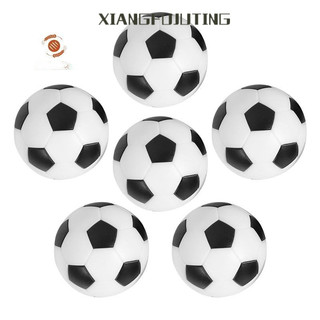 Xiangfujuting6 mảnh Bóng Bàn Bóng Đá Nhỏ Foosball Nhựa Cứng Bóng Bàn Đối Tác Trò Chơi Đồ Chơi Trẻ Em