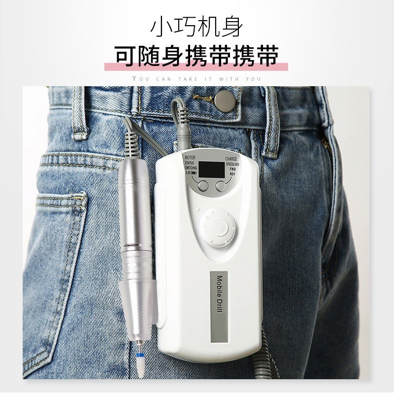 Máy mài móng tích điện LEANO kèm đủ phụ kiện dùng cho Spa, Nail máy cực khỏe Dril 101 | BigBuy360 - bigbuy360.vn