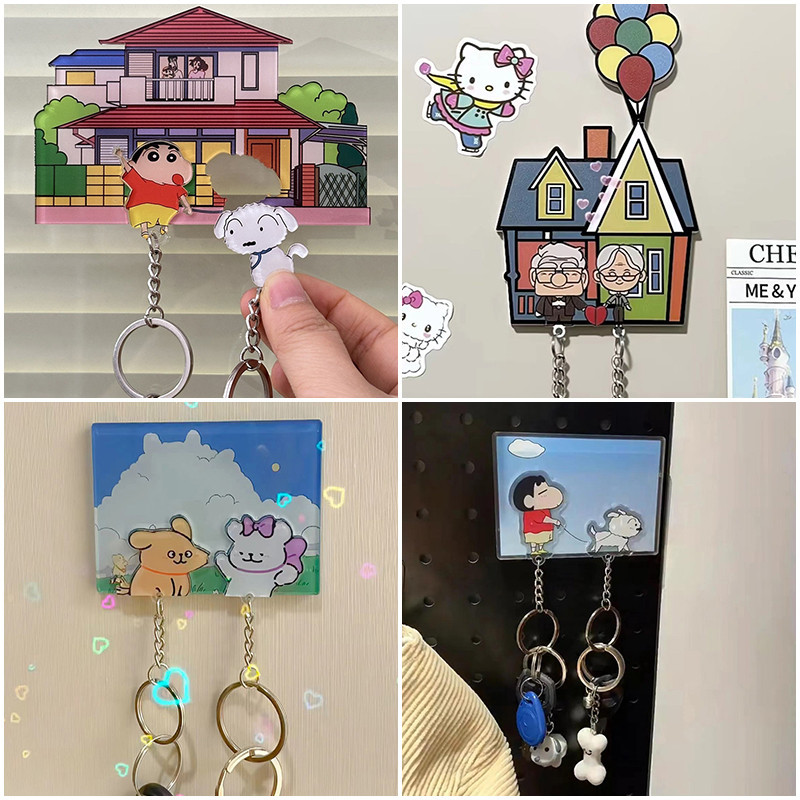 Sáng Tạo Crayon Xiaoxin Móc Khóa Người Bạn Thân Nhất Móc Khóa Quà Tặng Studdent Sinh Nhật Móc Khóa Lưu Trữ Cung Cấp