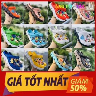 Dép Cross Duet cỡ nhỏ [10 jitbitz+FreeShip] xăng đan quai hậu nam nữ thoáng, bền