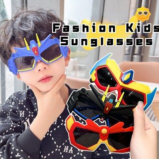 Kính râm trẻ em Transformers UV400 Kính râm phân cực Kính râm di động trong mùa hè cho bé trai bé gái