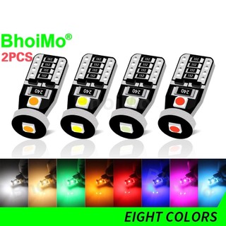 Bhoimo 2 Chiếc Không Phân Cực T10 Đèn led Nội Thất Ô Tô W5W 194 168 3SMD 3030 Đọc Công Viên Mái Vòm Biển Số Cửa Đèn Báo Ô Tô Bảng Đánh Dấu Phía Sau Thân Xe Bóng Đèn Tín Hiệu Xe Máy DC12v