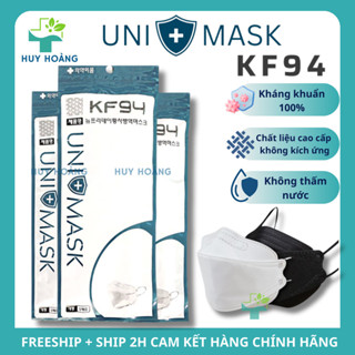 [Combo 50C] Khẩu Trang KF94 UNI MASK 4 Lớp Kiểu Dáng 4D Hàn Quốc dày dặn, chống bụi, kháng khuẩn