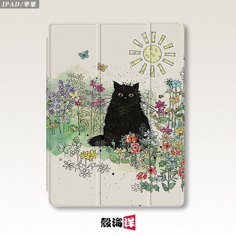 Ốp lưng vẽ tay minh họa iPad air4 / 5 / 6 ốp lưng ipad ốp ipad gen 10 ốp ipad gen 11 air6 7 13 gen7 