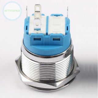 【NEW】Button Switch Flat Head With Ring Light IK09 IP66 Metal Push Button Switch