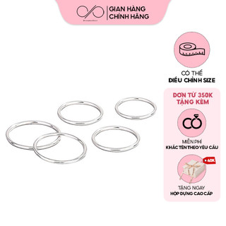 Nhẫn Bạc Trơn DREAMSILVER Nhiều Size, Kiểu Dáng Basic Thanh Lịch Phù Hợp Mọi Lứa Tuổi NT001