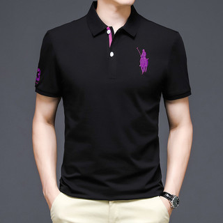 Nam polo áo sơ mi áo sơ mi polo áo sơ mi thêu áo sơ mi polo mùa hè tay ngắn top ve áo thời trang nam thường ngày