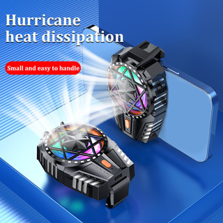Quạt làm mát điện thoại có thể sạc lại VIRWIR X112 Quạt làm mát im lặng Máy làm mát điện thoại di động có thể điều chỉnh ba tốc độ Quạt tản nhiệt chơi game