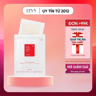 Miếng dán hút mụn Cosrx Acne Pimple Master Patch màu đỏ giúp loại bỏ nhân mụn ( Gói 24 miếng )