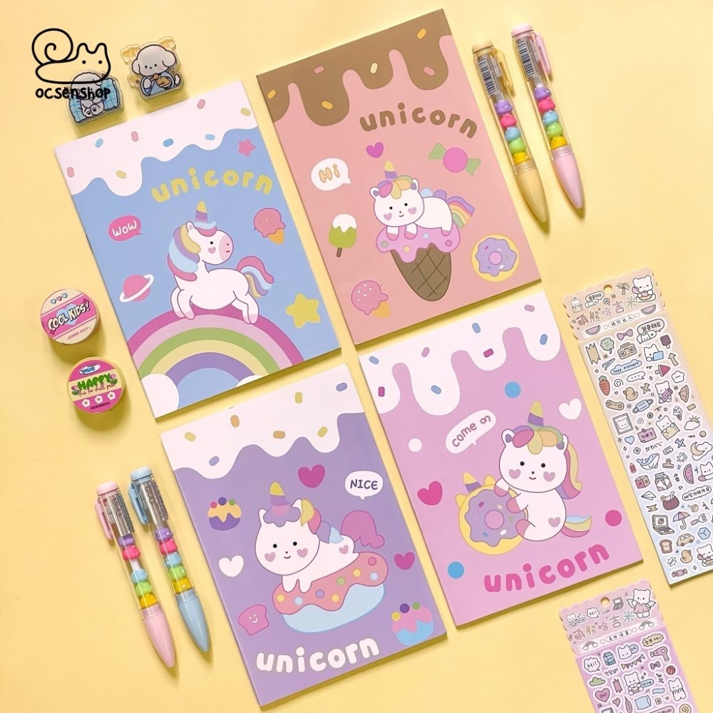 Vở A5 Unicorn Ice-cream (32tr)