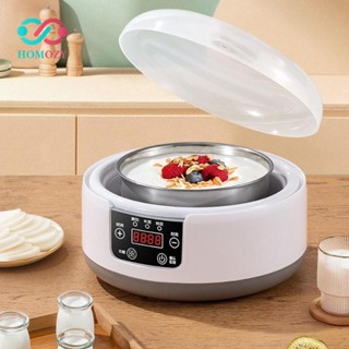 Máy làm sữa chua Natto Maker Hộ gia đình Đa chức năng Kiểm soát nhiệt độ không đổi Sữa chua tự chế Thép không gỉ
