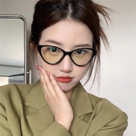🍥jellycuty🍥 👓Kính thời trang nữ mắt mèo chống ánh sáng xanh và tia UV - Phong cách Hàn Quốc - Kính checkin, du lịch, selfi | BigBuy360 - bigbuy360.vn