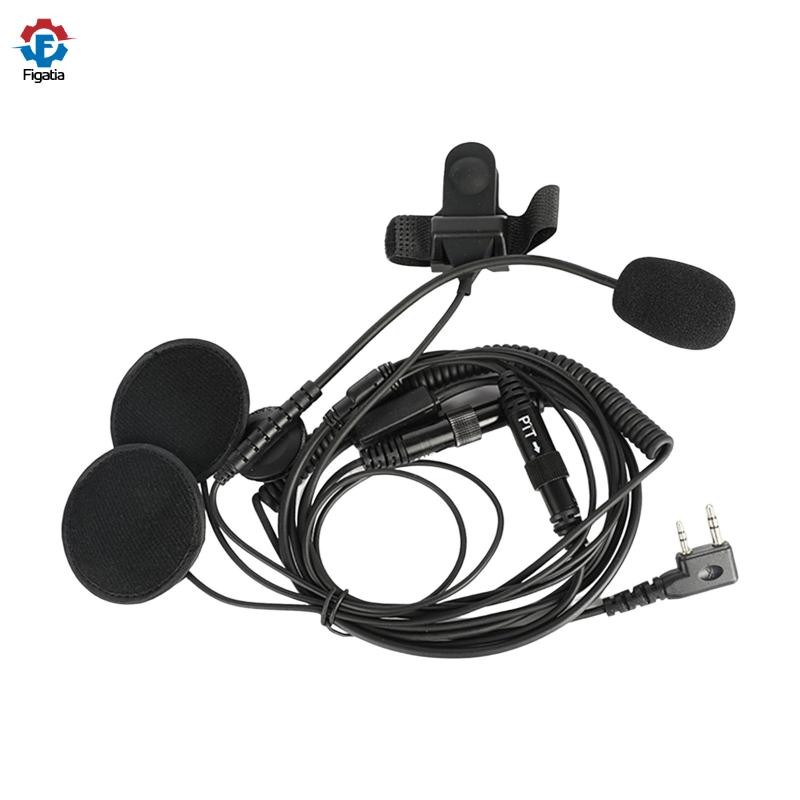 Figatia Hai Tai Nghe Tai Nghe Rảnh Tay Ngoài Trời Mũ Xe Máy Tai Nghe Cho Hầu Hết Mũ Xe Máy Xe Máy