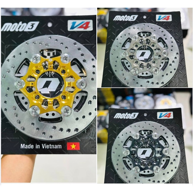 DĨA THẮNG TQ6 V4 220 MM 4 LỖ MẪU MỚI LỖ XÉO BST 6158