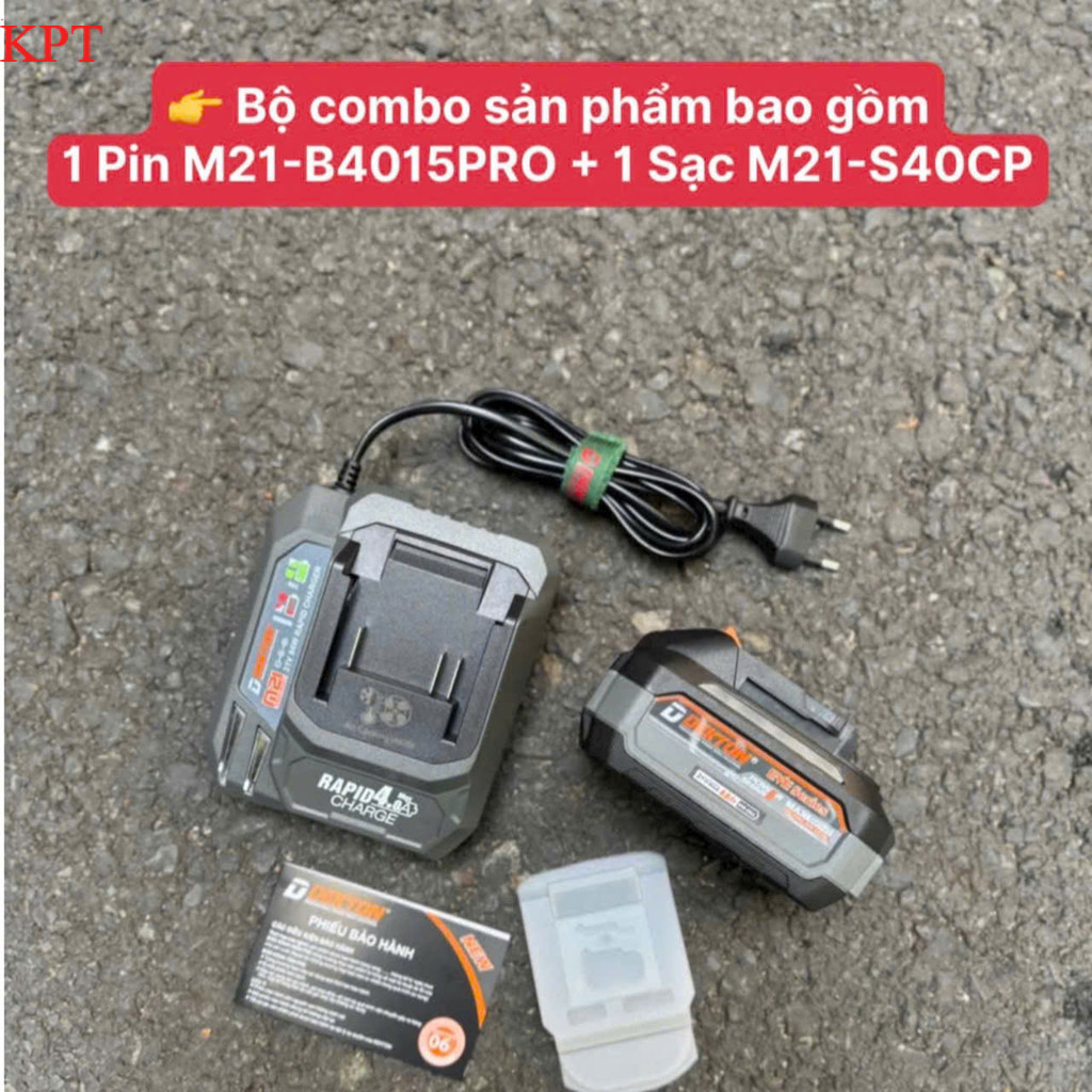 Pin 4a Dekton M21-B4015PRO (chân pin phổ thông ), sạc nhanh KPT thiết bị
