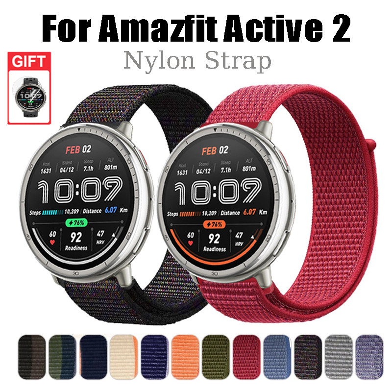 Dây đeo Nylon cho Amazfit Active 2 Vòng đeo tay Vòng đeo tay cho Amazfit Active 2 Vòng 44mm Ban nhạc