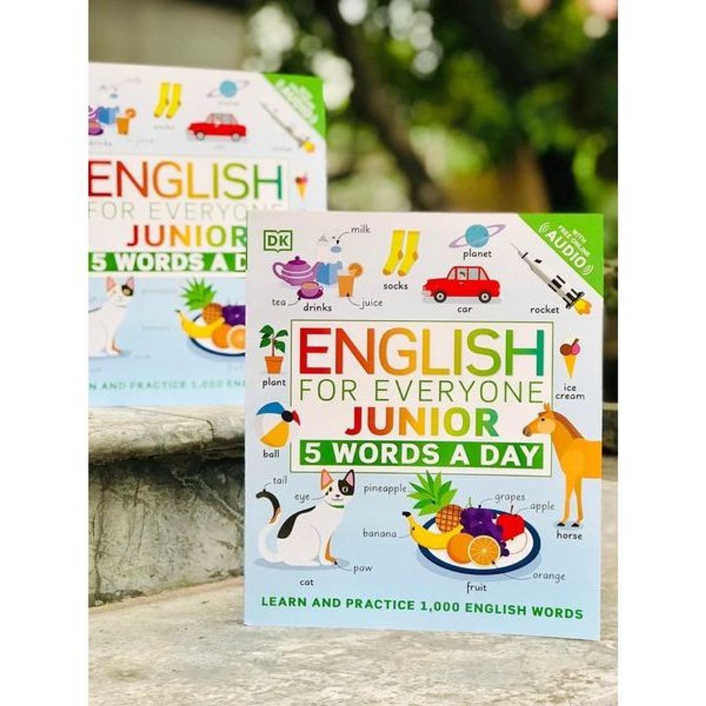 English for Everyone Junior 5 words a day, 5 từ mỗi ngày kèm file mp3