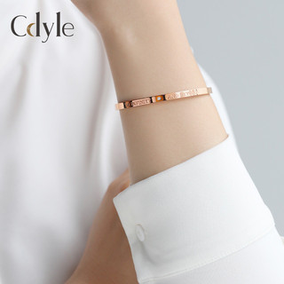 Vòng tay vàng hồng mạ thép titan 18K sử dụng Vòng tay Zircon nguyên tố pha lê Áo Hàng có sẵn Bán buôn