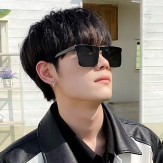 Cùng Kính Mát Nam Cho Lái Xe Kính Mát Chống Tia Uv Mặt Lớn Ánh Sáng Mạnh Kính Mát Vuông Bán Buôn