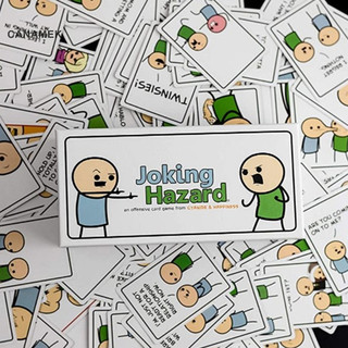 Canamek Joking Hazard Phiên bản cơ bản Phiên bản mở rộng Trò đùa nguy hiểm Tập hợp thẻ trò chơi Bảng trò chơi Trò chơi Thẻ trò chơi Mới