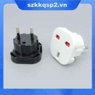 Ac 250V Sạc EU Cắm Anh Scoket Ổ Cắm EU Universal Plug UK sang EU Bộ Chuyển Đổi Euro Du Lịch Bộ Chuyển Đổi VNK2
