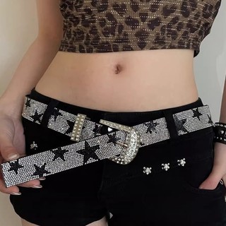 Brroa gothic thắt lưng cho quần jean đính thắt lưng cho punk bé gái đường phố ấn tượng phong cách hiện đại sân khấu đường phố khiêu vũ
