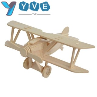 Yve máy bay puzzlekits, máy bay mô hình bằng gỗ thủ công, đồ chơi mô hình thủ công diy gỗ để bàn trang trí gỗ ghép hình máy bay để bàn
